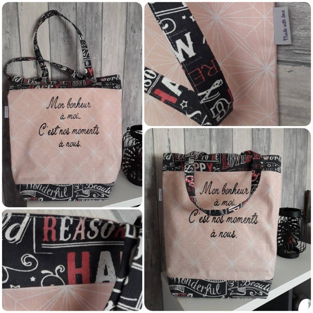 Lounamay Couture - tote bag personnalisé - cadeau fait main - cadeau personnlisé